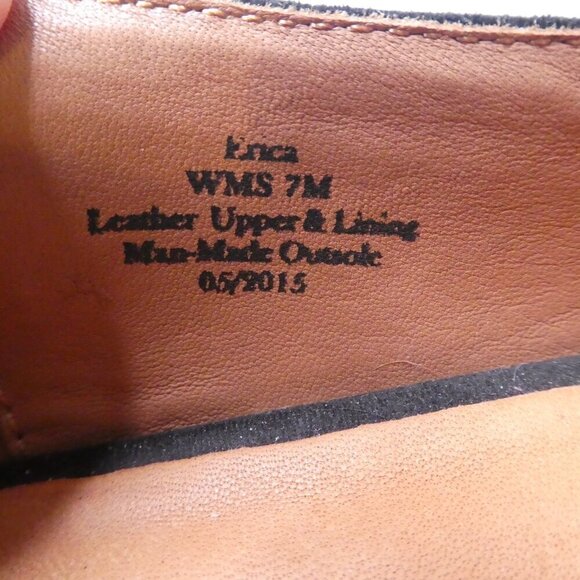 Gentle Souls Erica Black Leather Flats Loafers Womens 7 - Picture 10 of 12